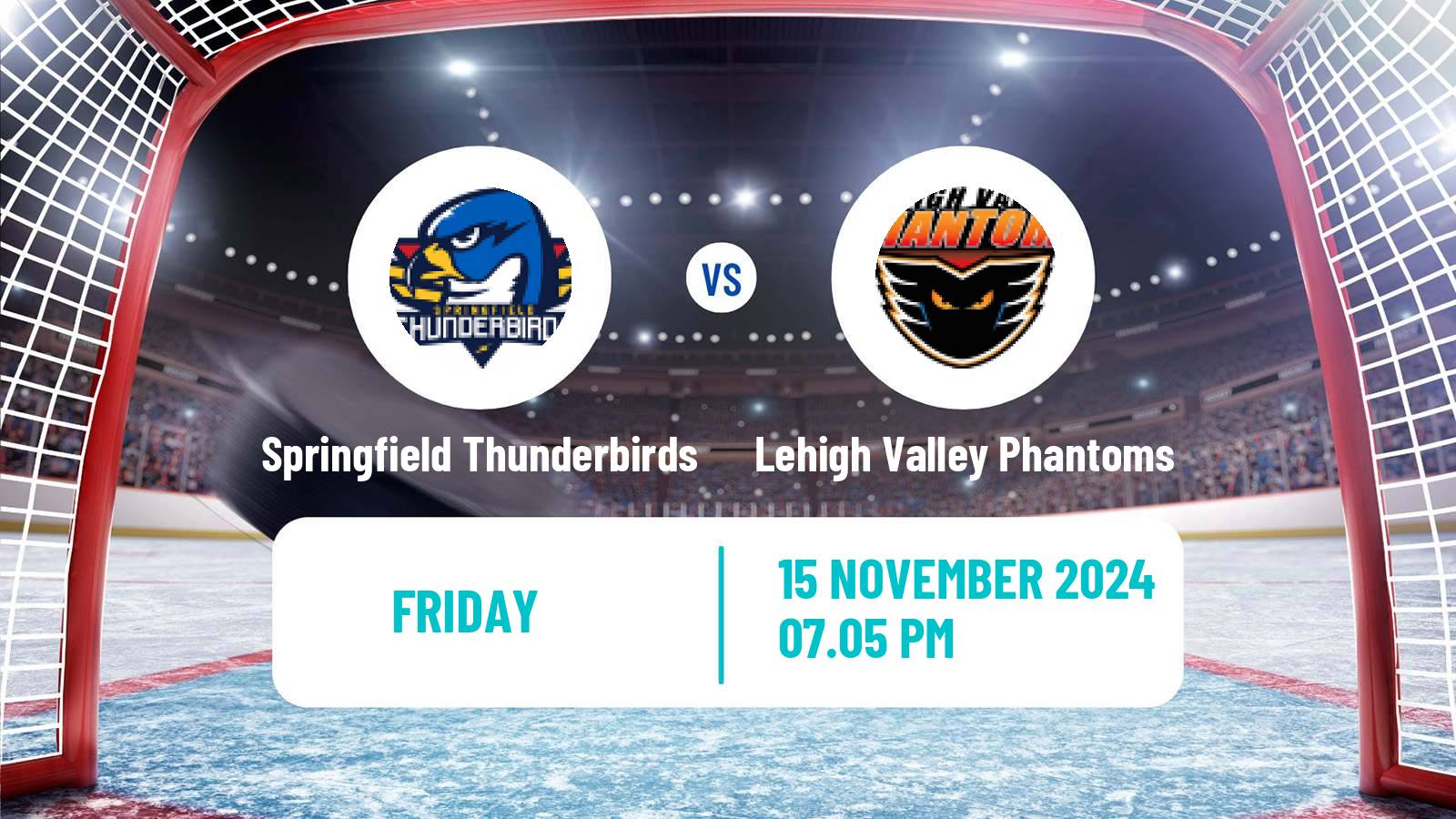 Hockey AHL Springfield Thunderbirds - Lehigh Valley Phantoms