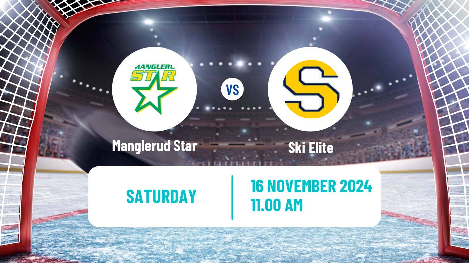 Hockey Norwegian Division 1 Hockey Manglerud Star - Ski Elite