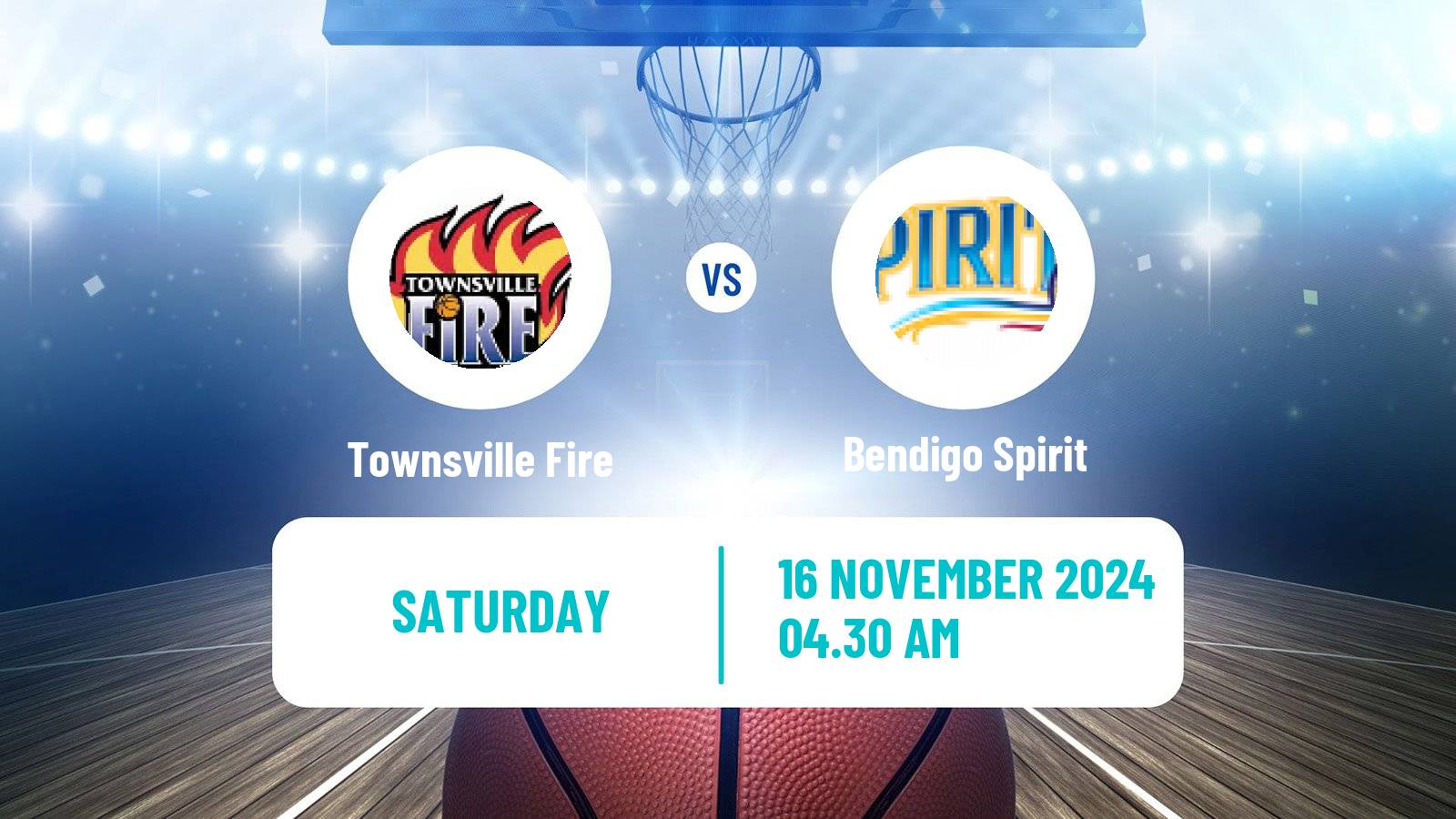 Basketball Australian WNBL Townsville Fire - Bendigo Spirit