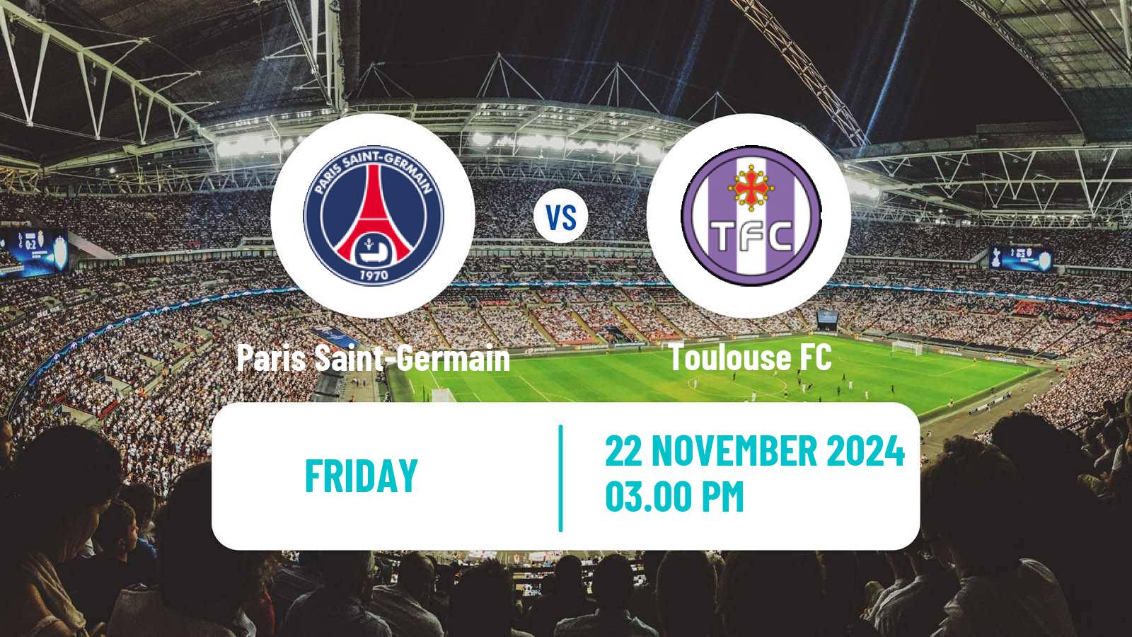 Soccer French Ligue 1 Paris Saint-Germain - Toulouse