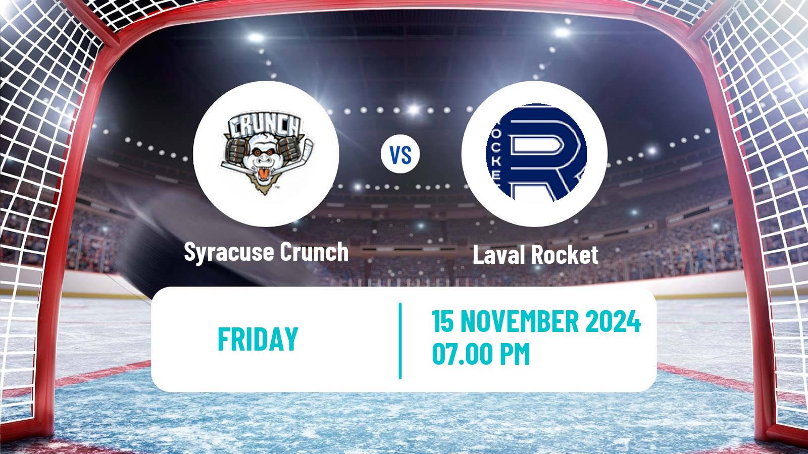 Hockey AHL Syracuse Crunch - Laval Rocket