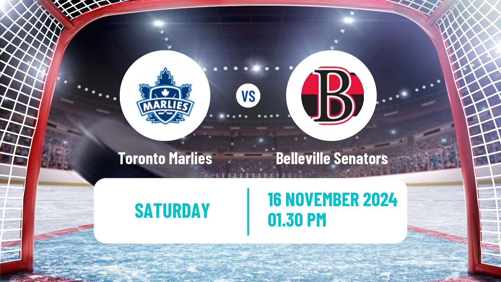 Hockey AHL Toronto Marlies - Belleville Senators