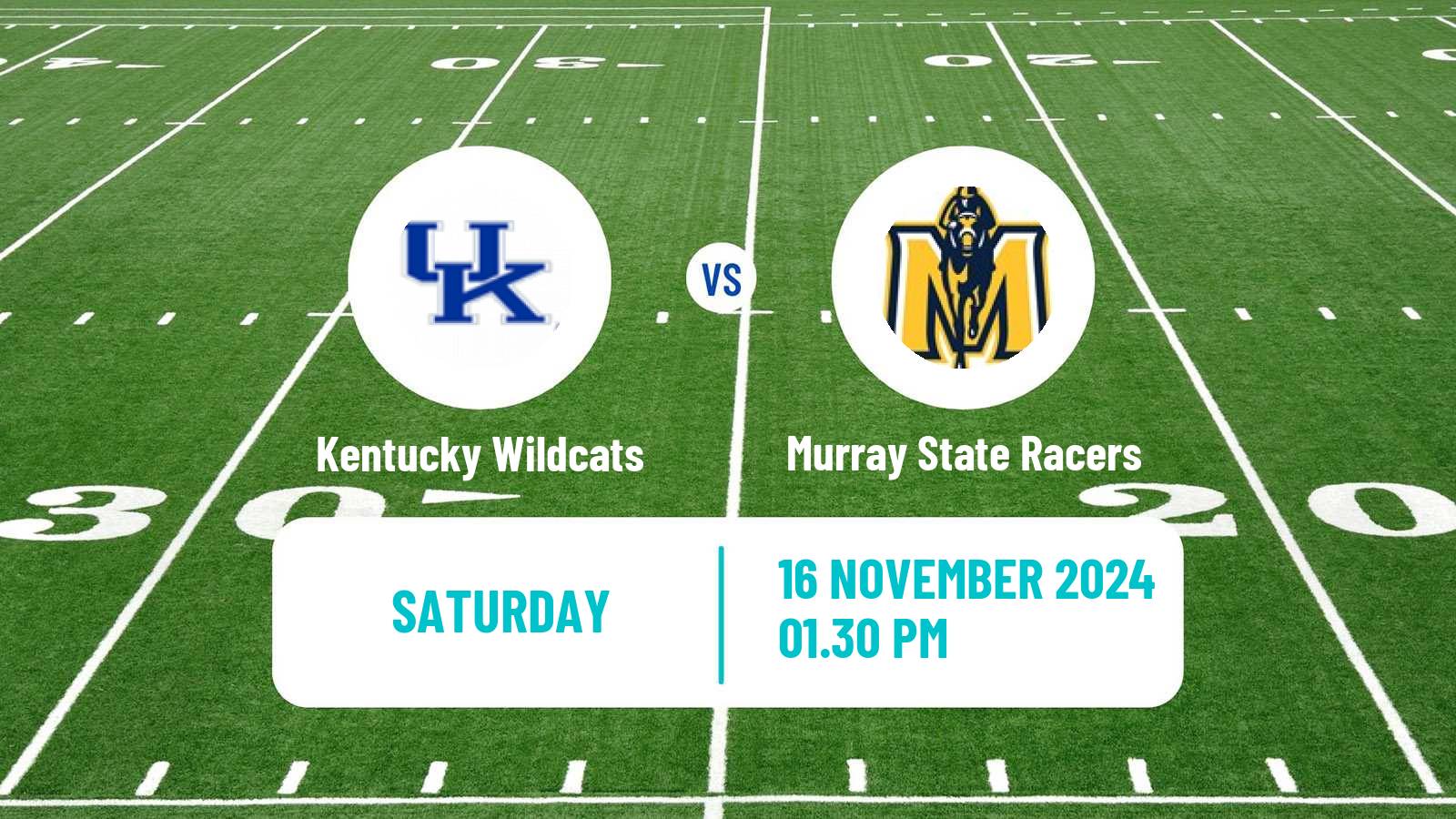 American football NCAA College Football Kentucky Wildcats - Murray State Racers