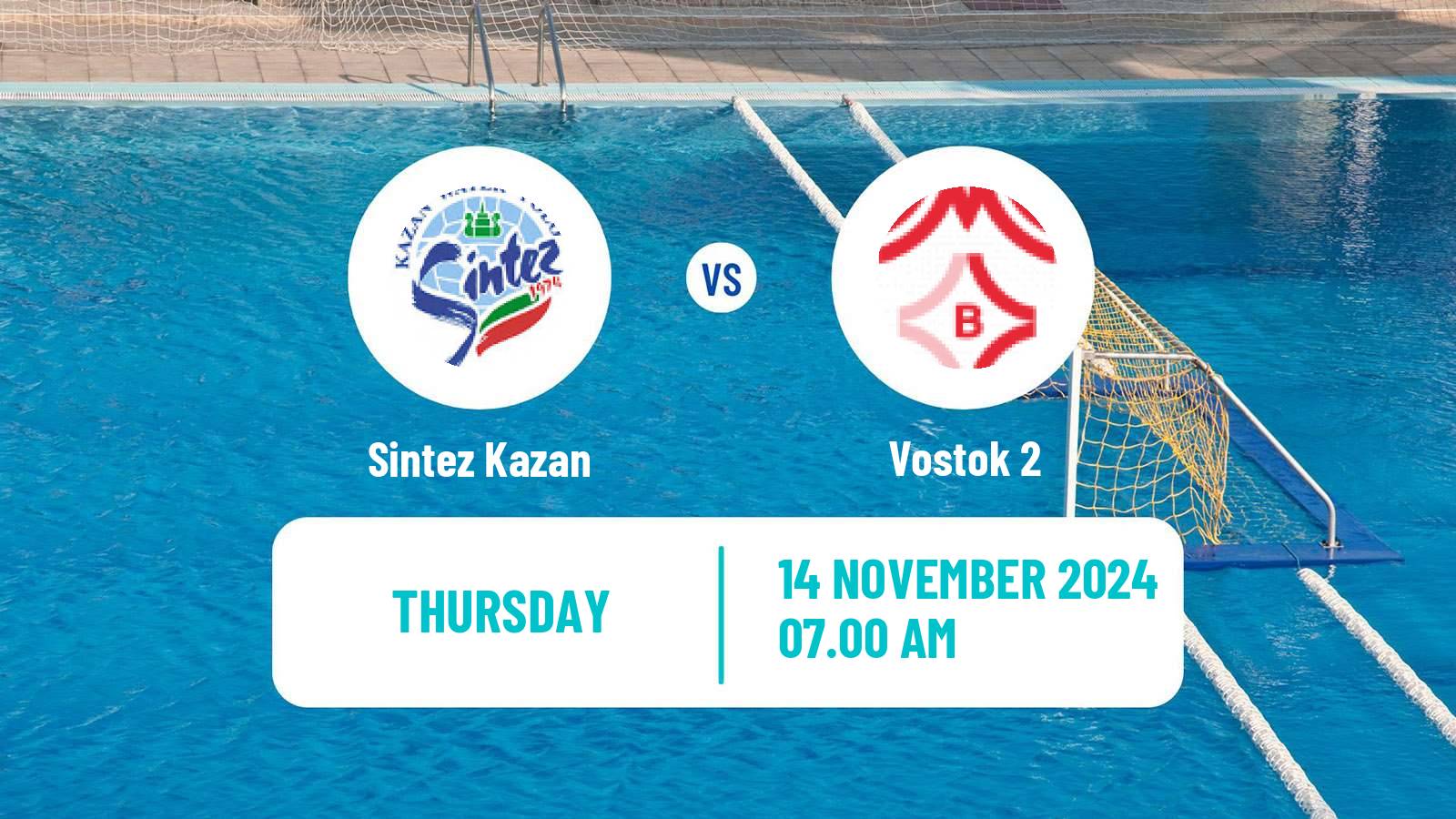 Water polo Russian Championship Water Polo Sintez Kazan - Vostok 2