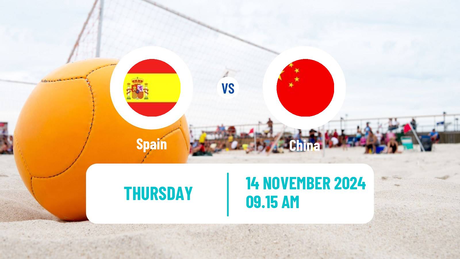 Beach soccer Neom Cup Spain - China