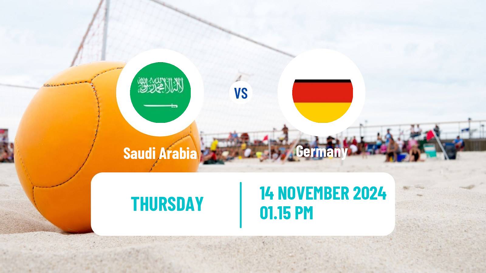 Beach soccer Neom Cup Saudi Arabia - Germany