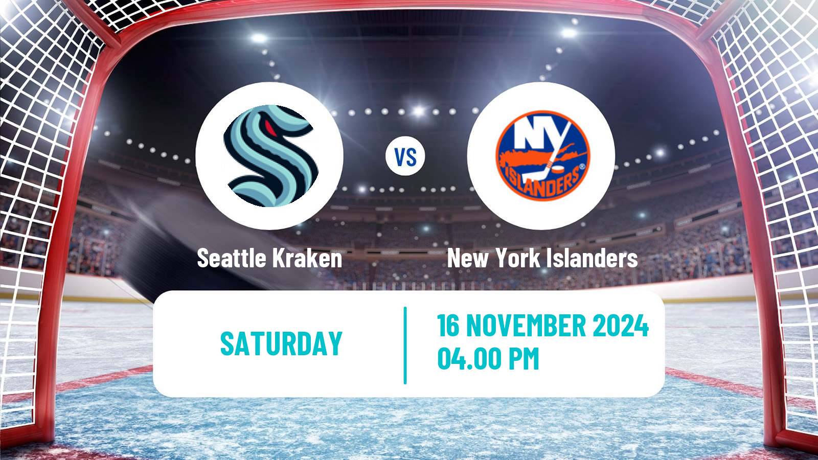 Hockey NHL Seattle Kraken - New York Islanders