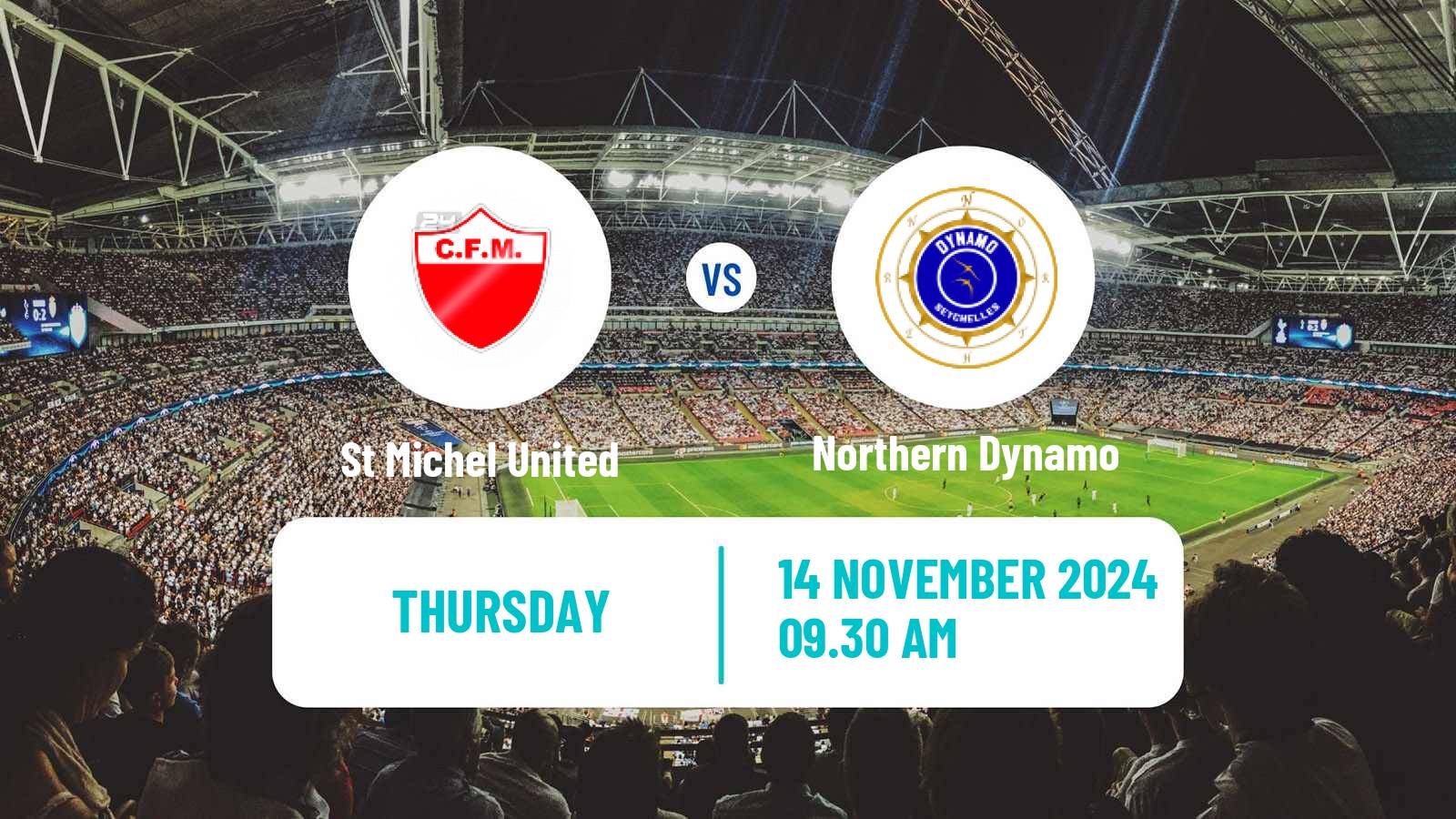 Soccer Seychelles Premier League St Michel United - Northern Dynamo