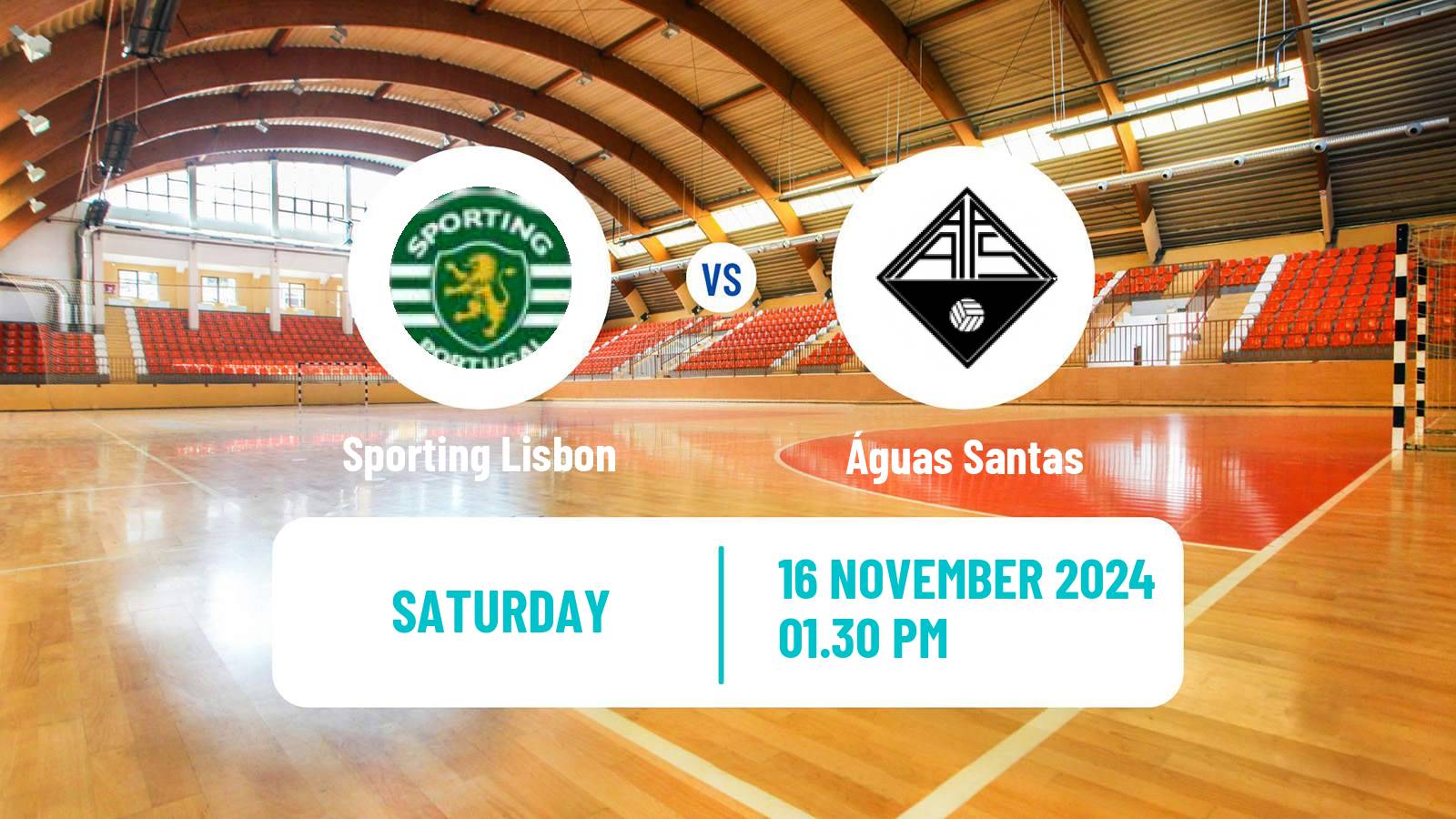 Handball Portuguese Andebol 1 Sporting Lisbon - Águas Santas