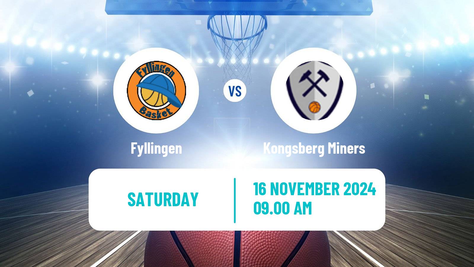 Basketball Norwegian BLNO Fyllingen - Kongsberg Miners