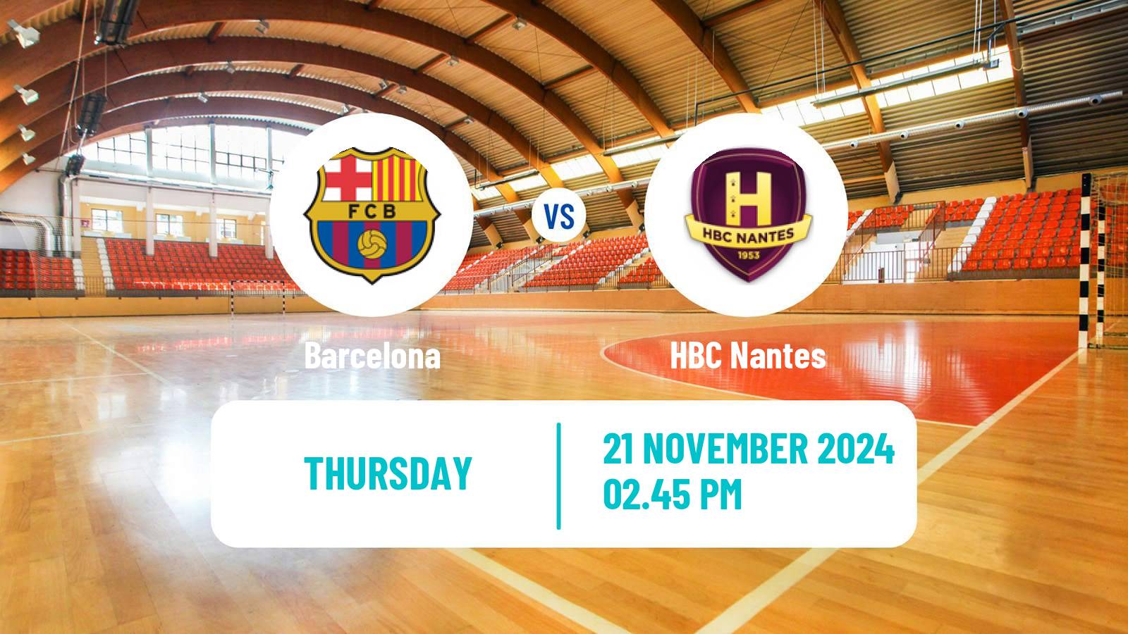 Handball EHF Champions League Barcelona - HBC Nantes