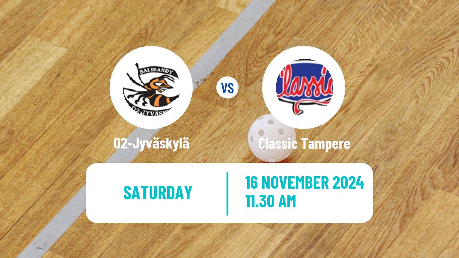 Floorball Finnish F-Liiga Women O2-Jyväskylä - Classic Tampere