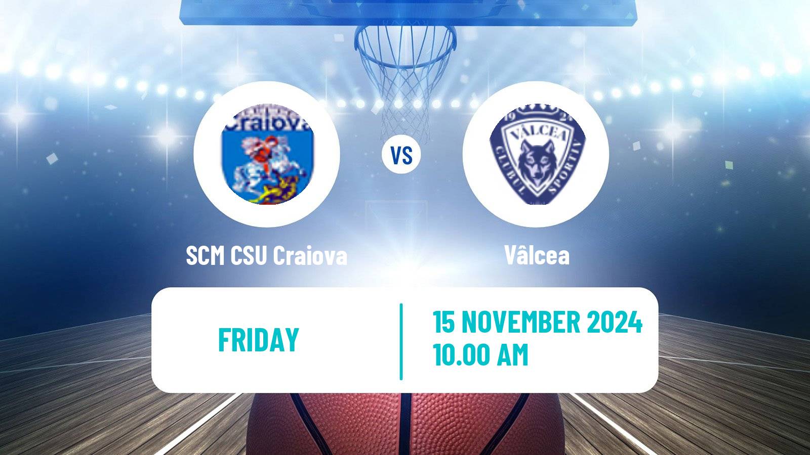 Basketball Romanian Divizia A Basketball SCM CSU Craiova - Vâlcea