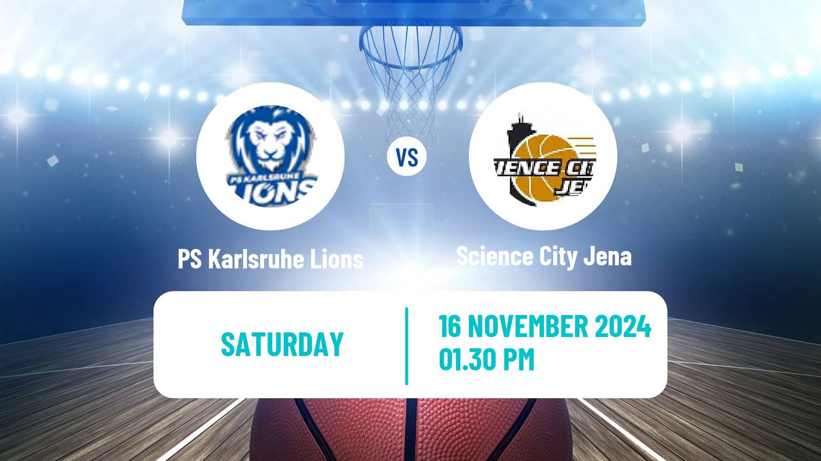 Basketball German Pro A Basketball PS Karlsruhe Lions - Science City Jena