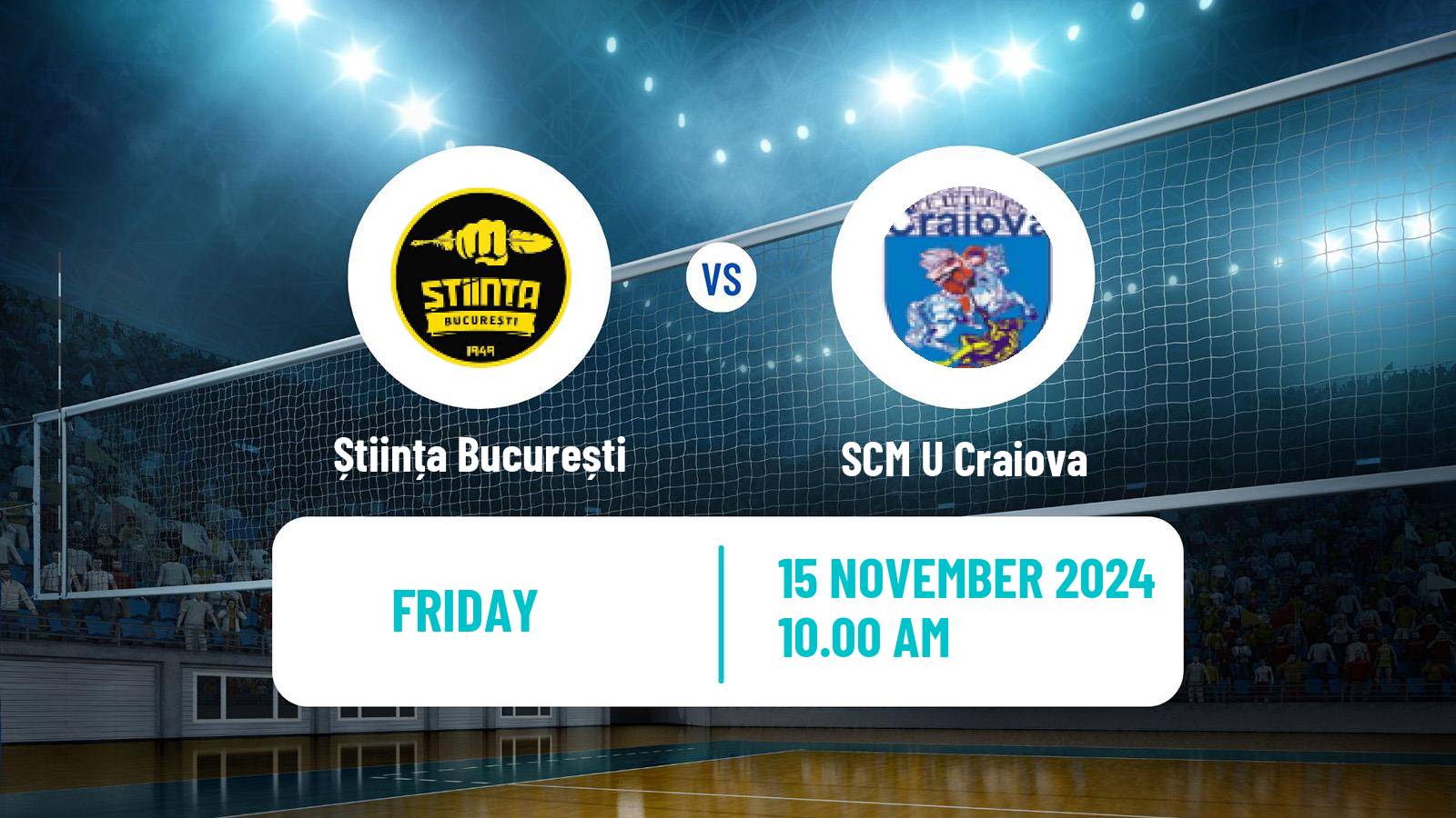 Volleyball Romanian Divizia A1 Volleyball Știința București - SCM U Craiova