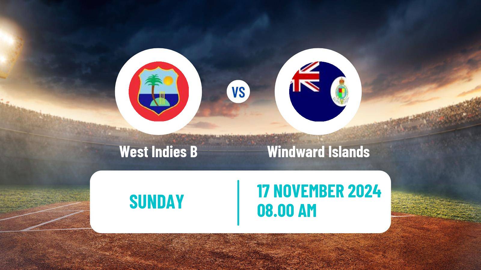 Cricket Super50 West Indies B - Windward Islands