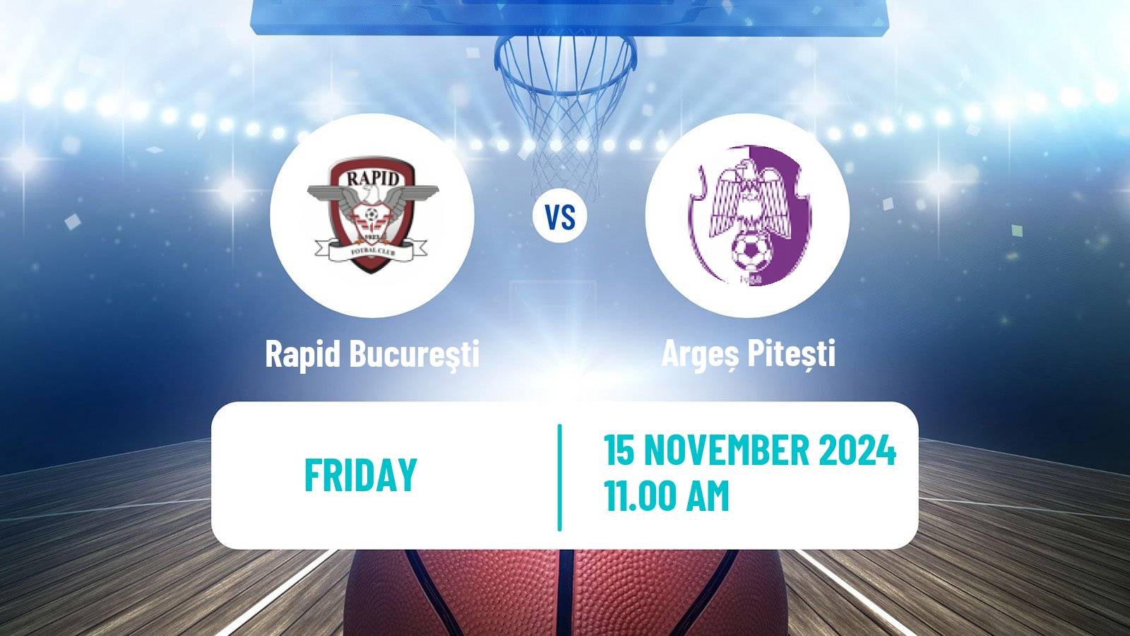 Basketball Romanian Divizia A Basketball Rapid Bucureşti - Argeș Pitești