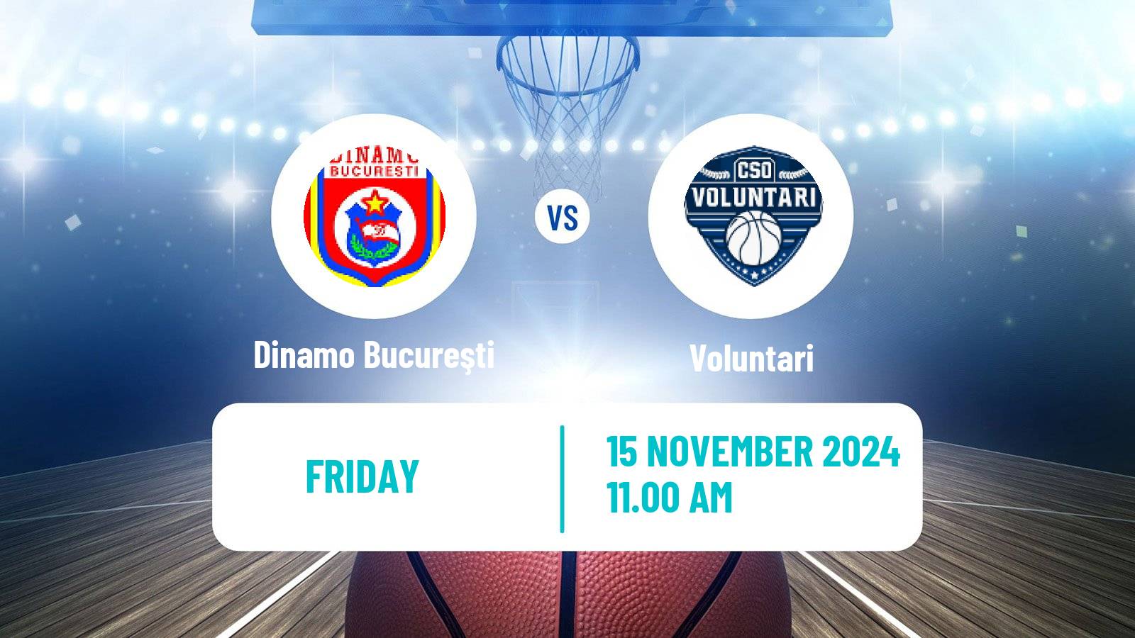 Basketball Romanian Divizia A Basketball Dinamo Bucureşti - Voluntari