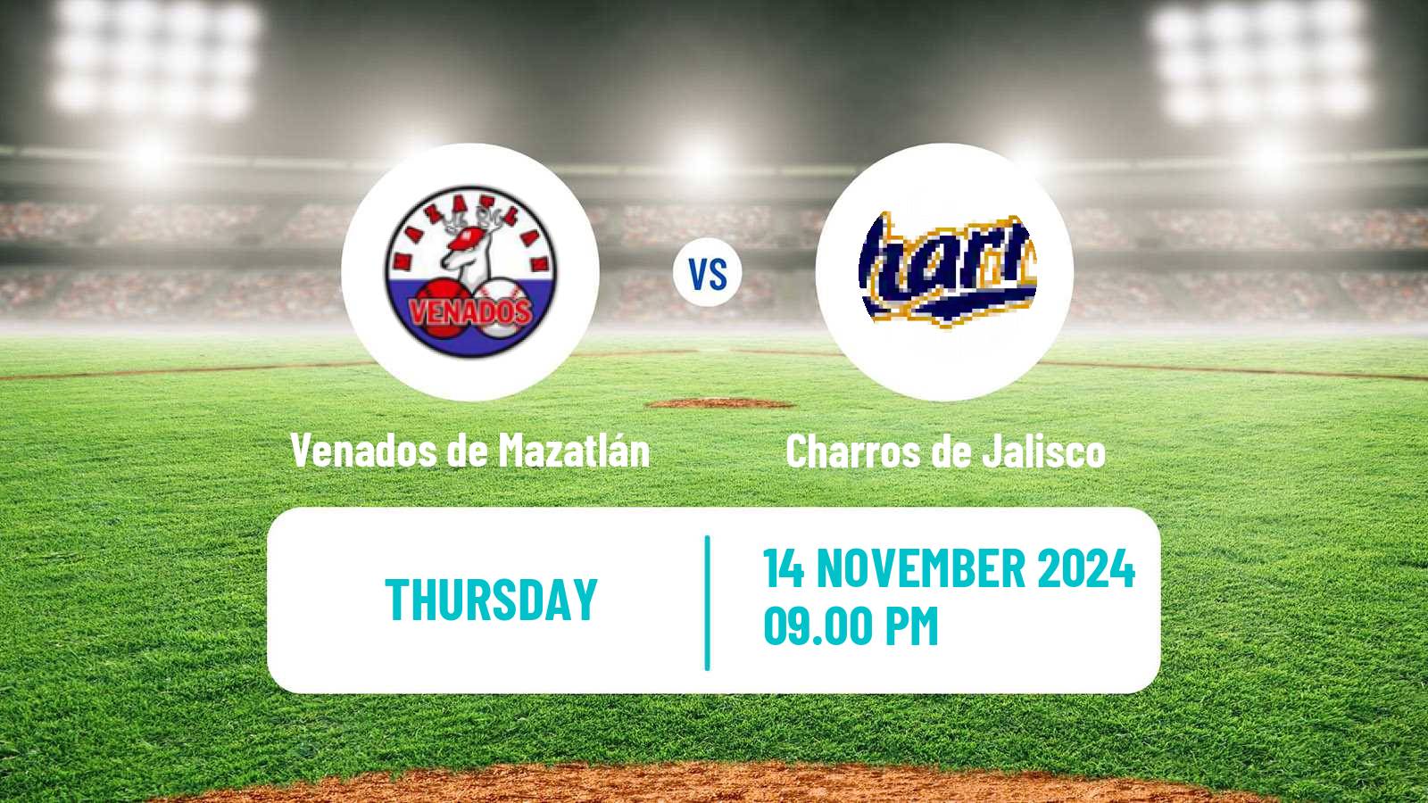 Baseball LMP Venados de Mazatlán - Charros de Jalisco