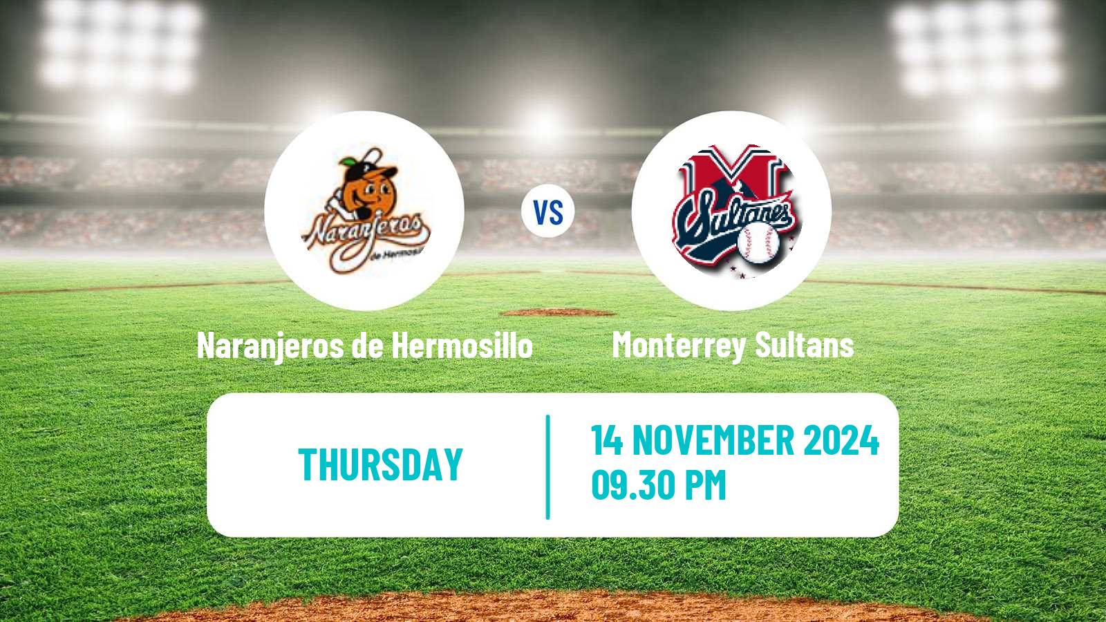 Baseball LMP Naranjeros de Hermosillo - Monterrey Sultans