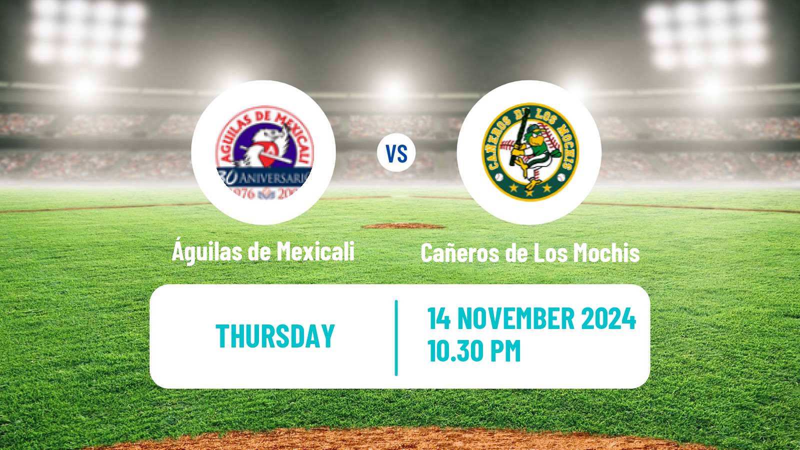 Baseball LMP Águilas de Mexicali - Cañeros de Los Mochis