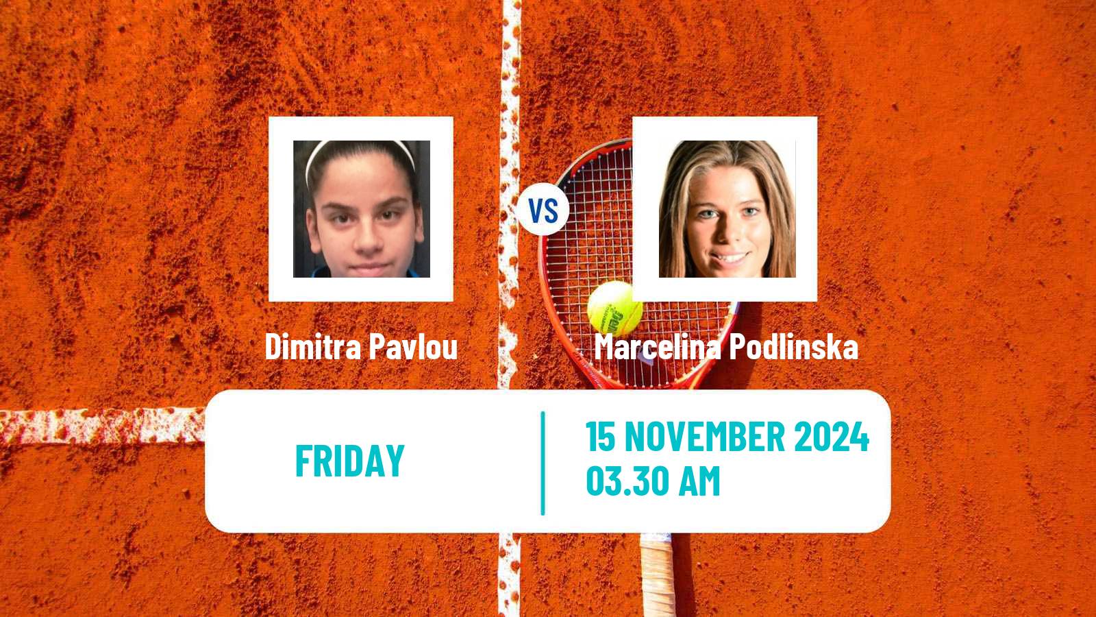 Tennis ITF W15 Heraklion 7 Women Dimitra Pavlou - Marcelina Podlinska