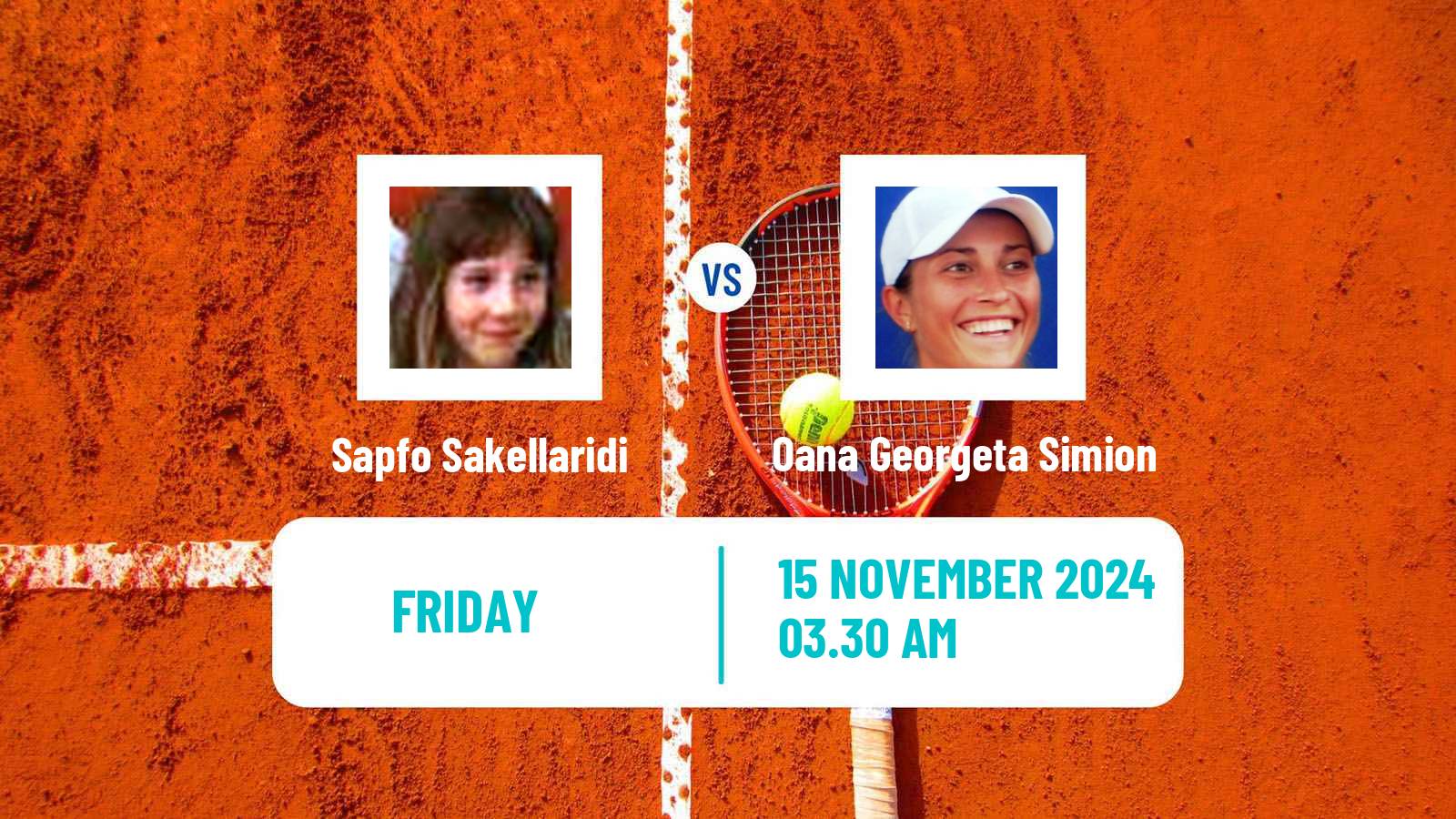 Tennis ITF W15 Heraklion 7 Women Sapfo Sakellaridi - Oana Georgeta Simion