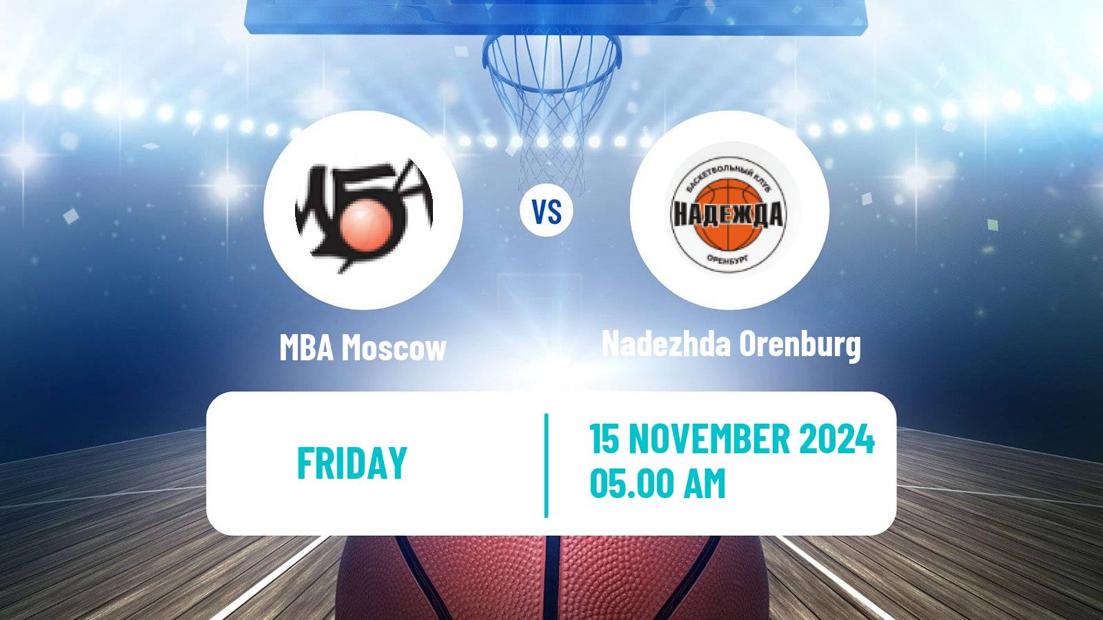 Basketball Russian Premier League Basketball Women MBA Moscow - Nadezhda Orenburg