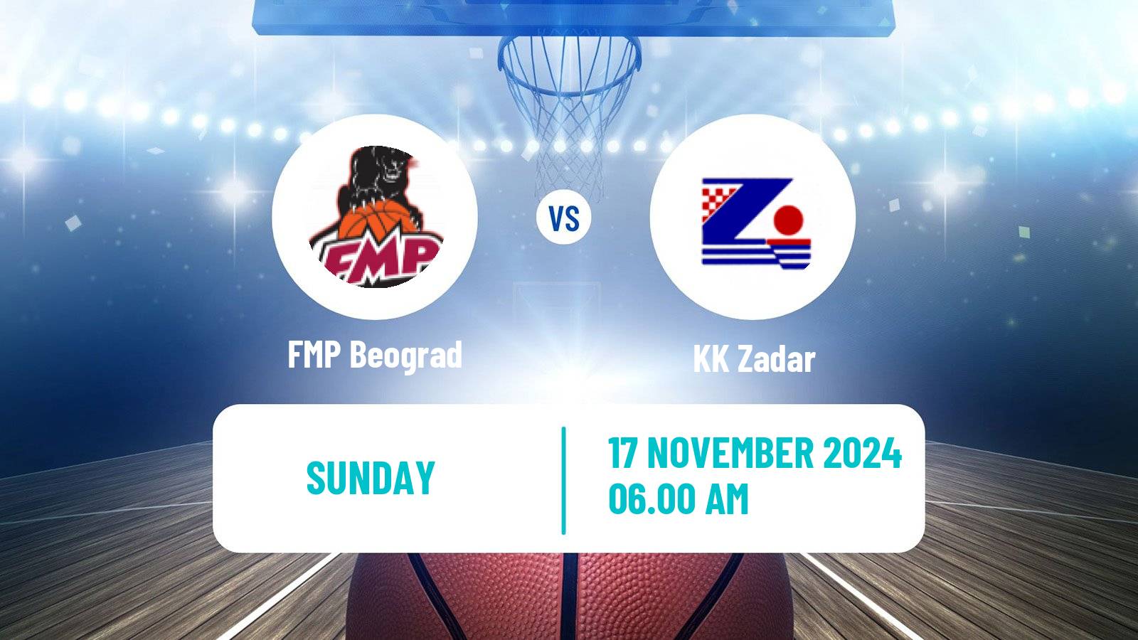 Basketball Adriatic League FMP Beograd - KK Zadar