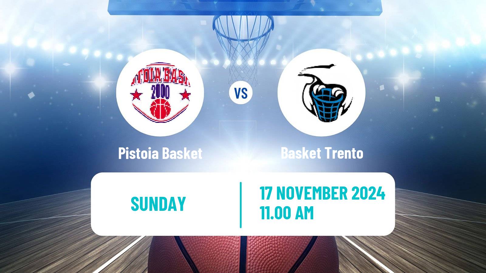 Basketball Italian Lega A Basketball Pistoia Basket - Basket Trento