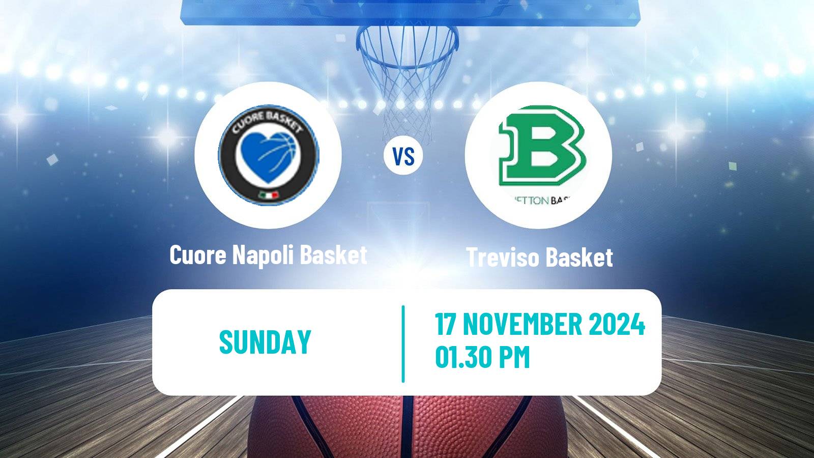 Basketball Italian Lega A Basketball Cuore Napoli Basket - Treviso Basket