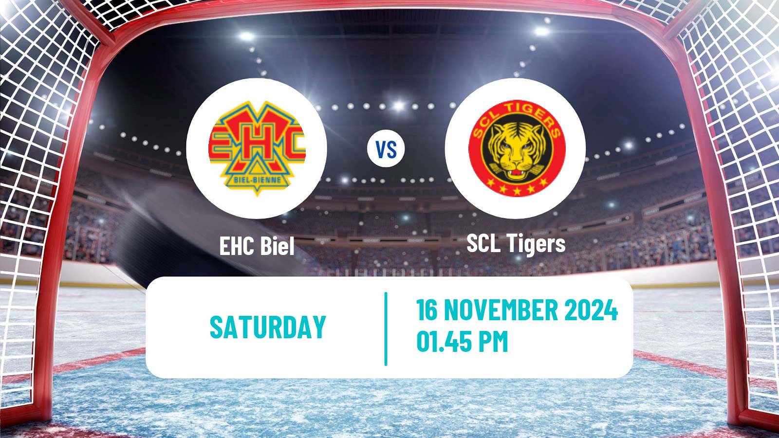 Hockey Swiss National League Hockey Biel - SCL Tigers