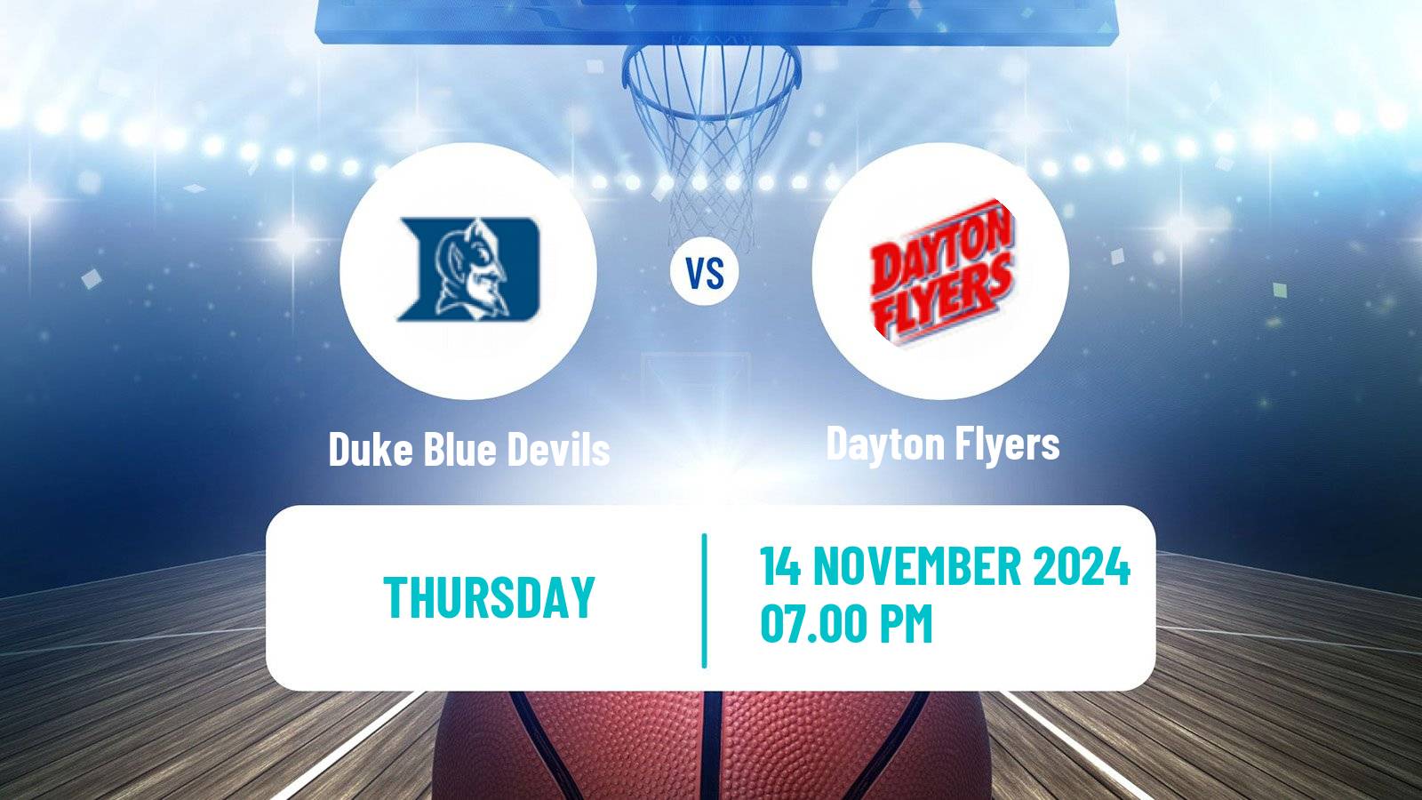 Basketball NCAA College Basketball Women Duke Blue Devils - Dayton Flyers