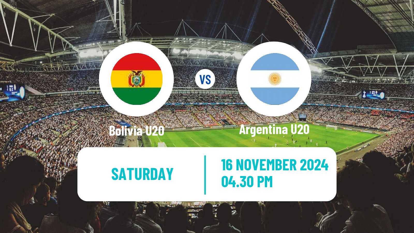 Soccer Friendly Bolivia U20 - Argentina U20