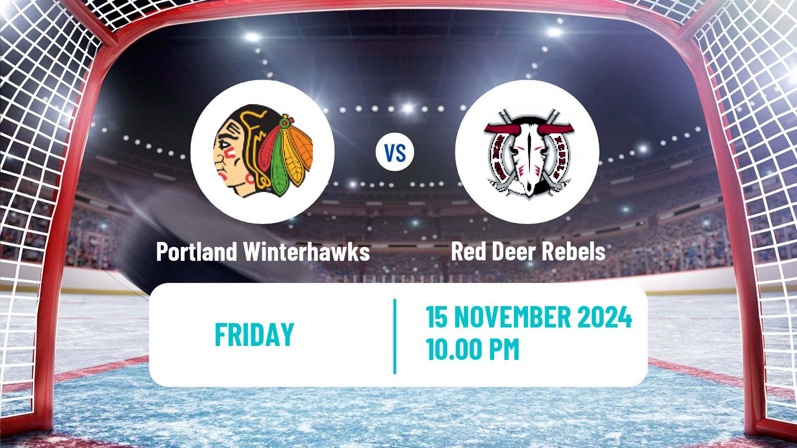 Hockey WHL Portland Winterhawks - Red Deer Rebels