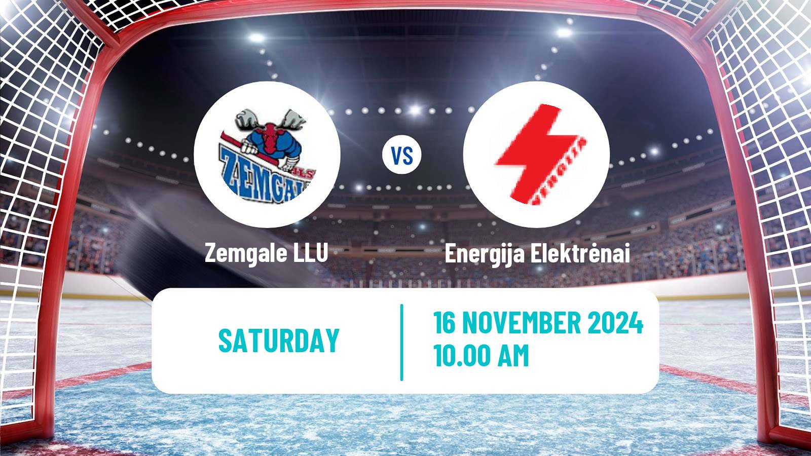 Hockey Latvian Hokeja Liga Zemgale LLU - Energija Elektrėnai