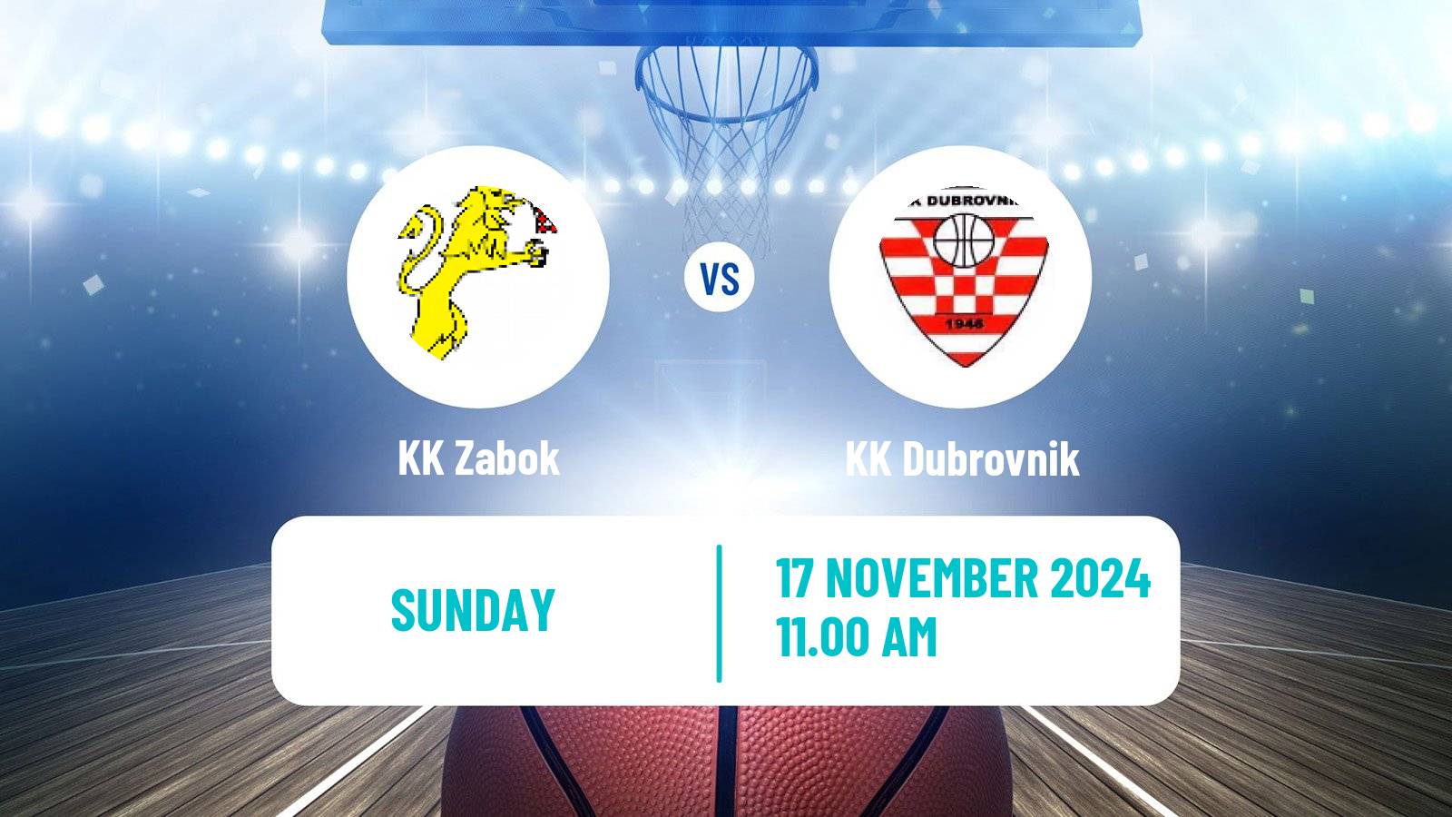 Basketball Croatian Premijer Liga Basketball Zabok - Dubrovnik