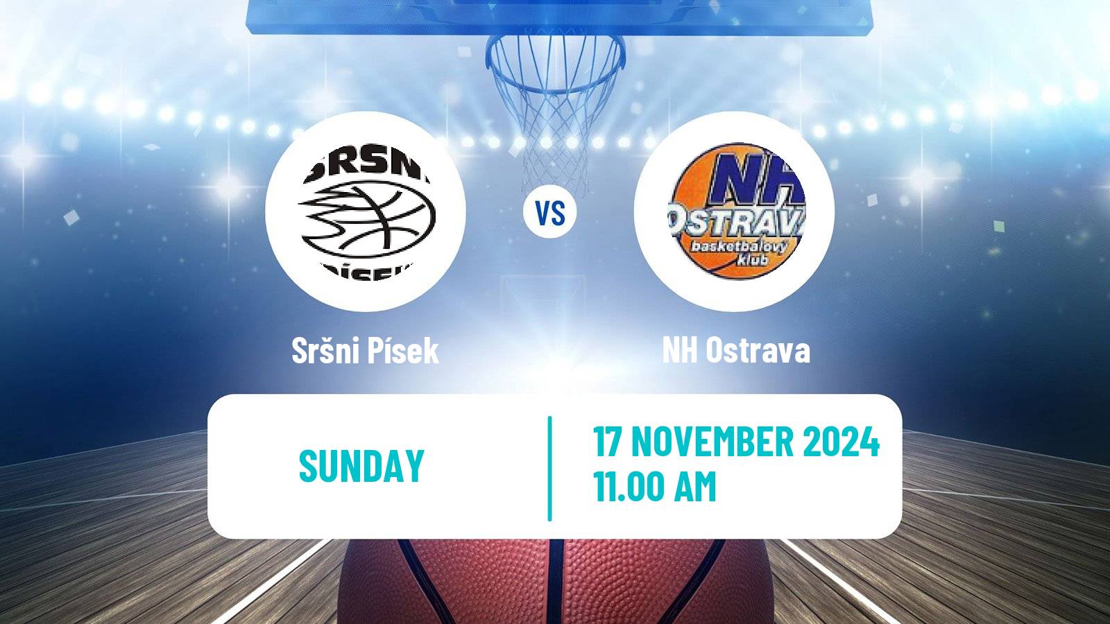 Basketball Czech NBL Sršni Písek - NH Ostrava