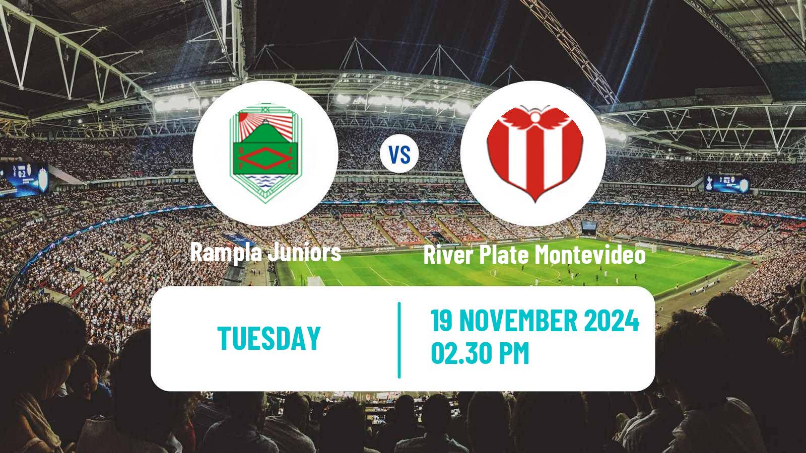 Soccer Uruguayan Primera Division Rampla Juniors - River Plate Montevideo