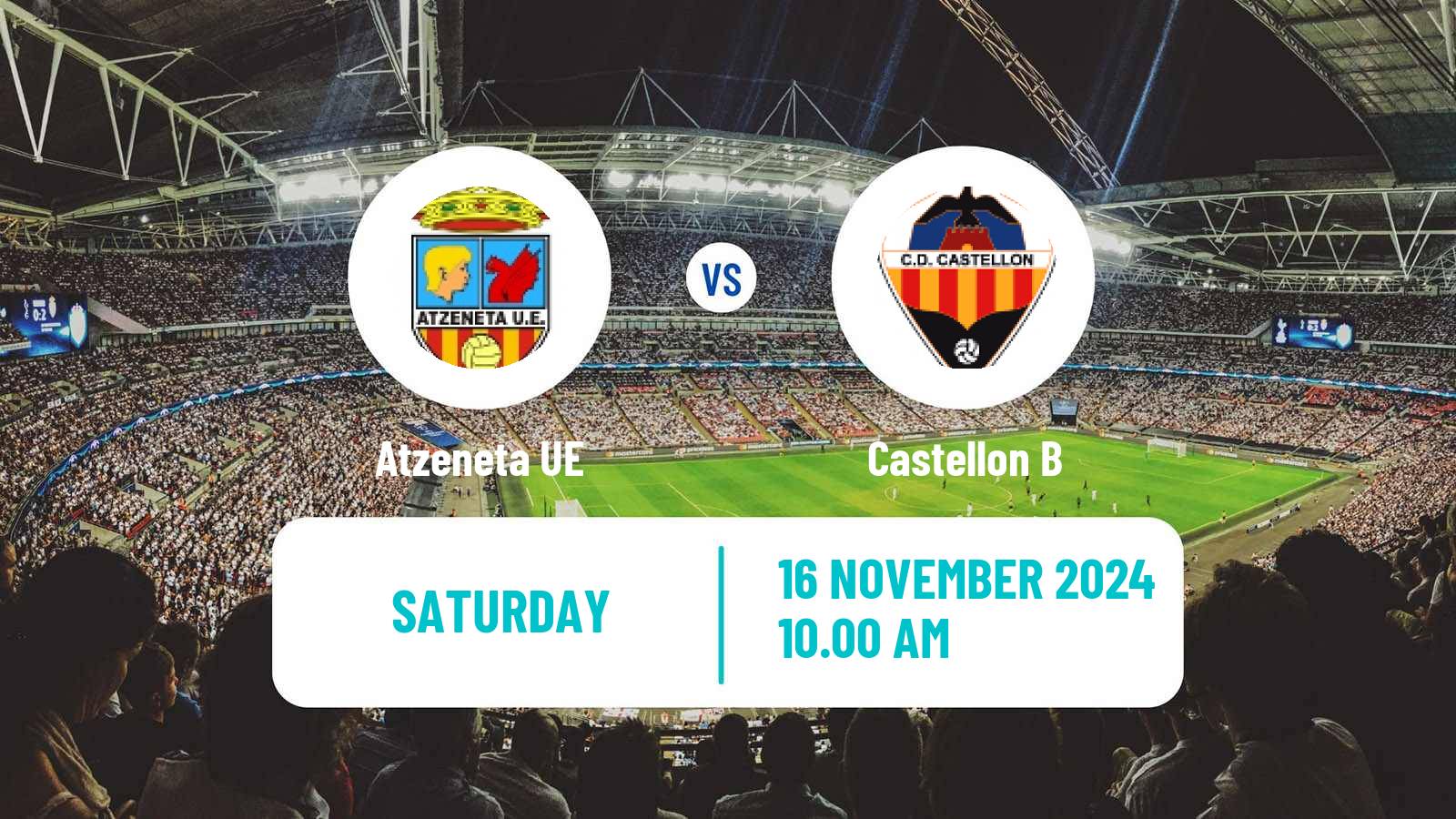 Soccer Spanish Tercera RFEF - Group 6 Atzeneta - Castellon B