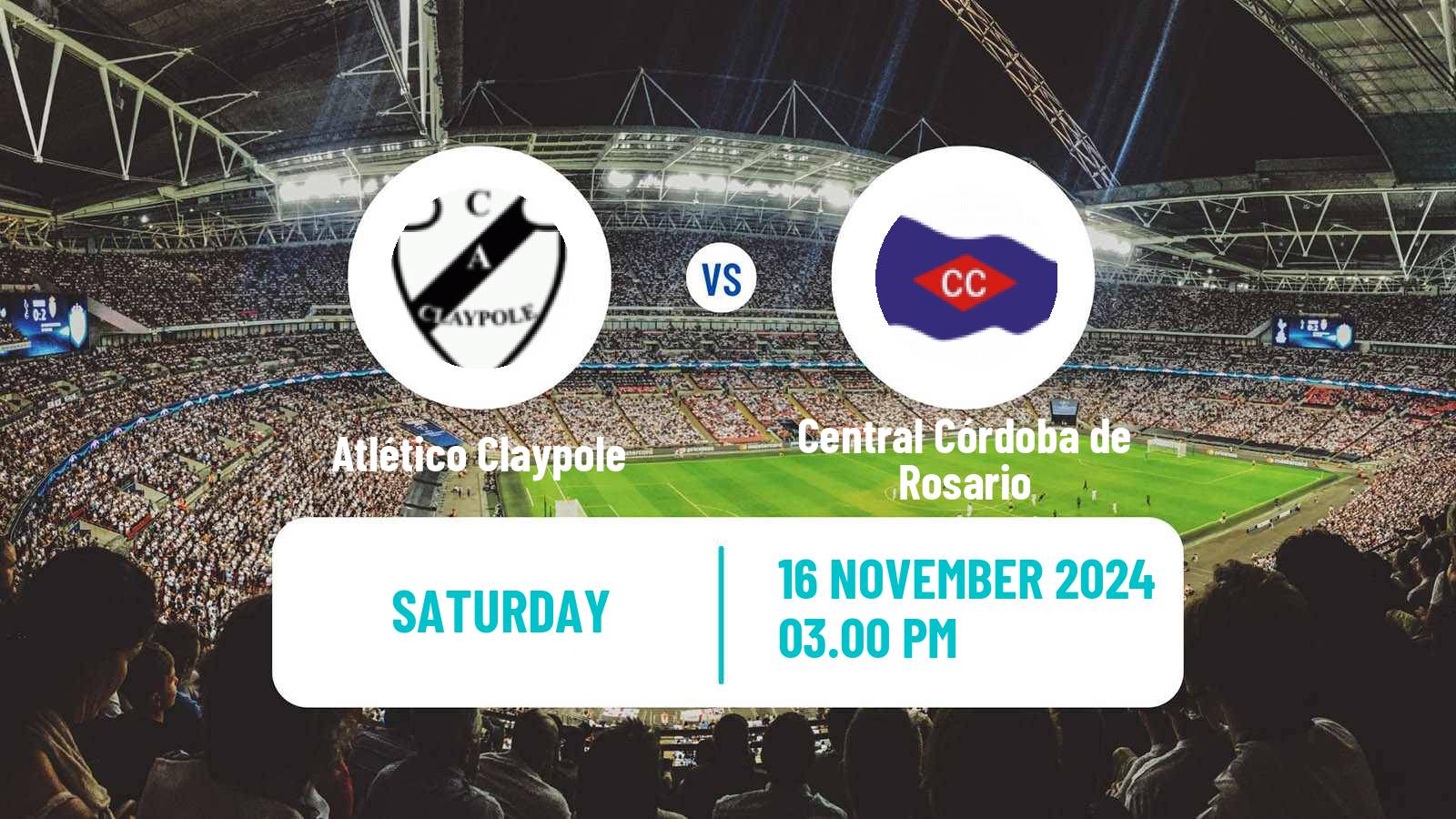 Soccer Argentinian Primera C Atlético Claypole - Central Córdoba de Rosario