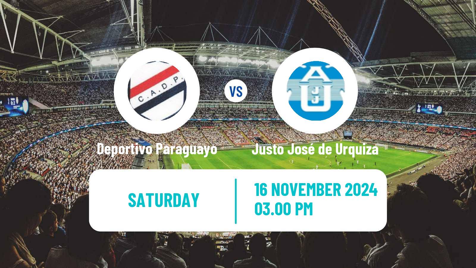 Soccer Argentinian Primera C Deportivo Paraguayo - Justo José de Urquiza