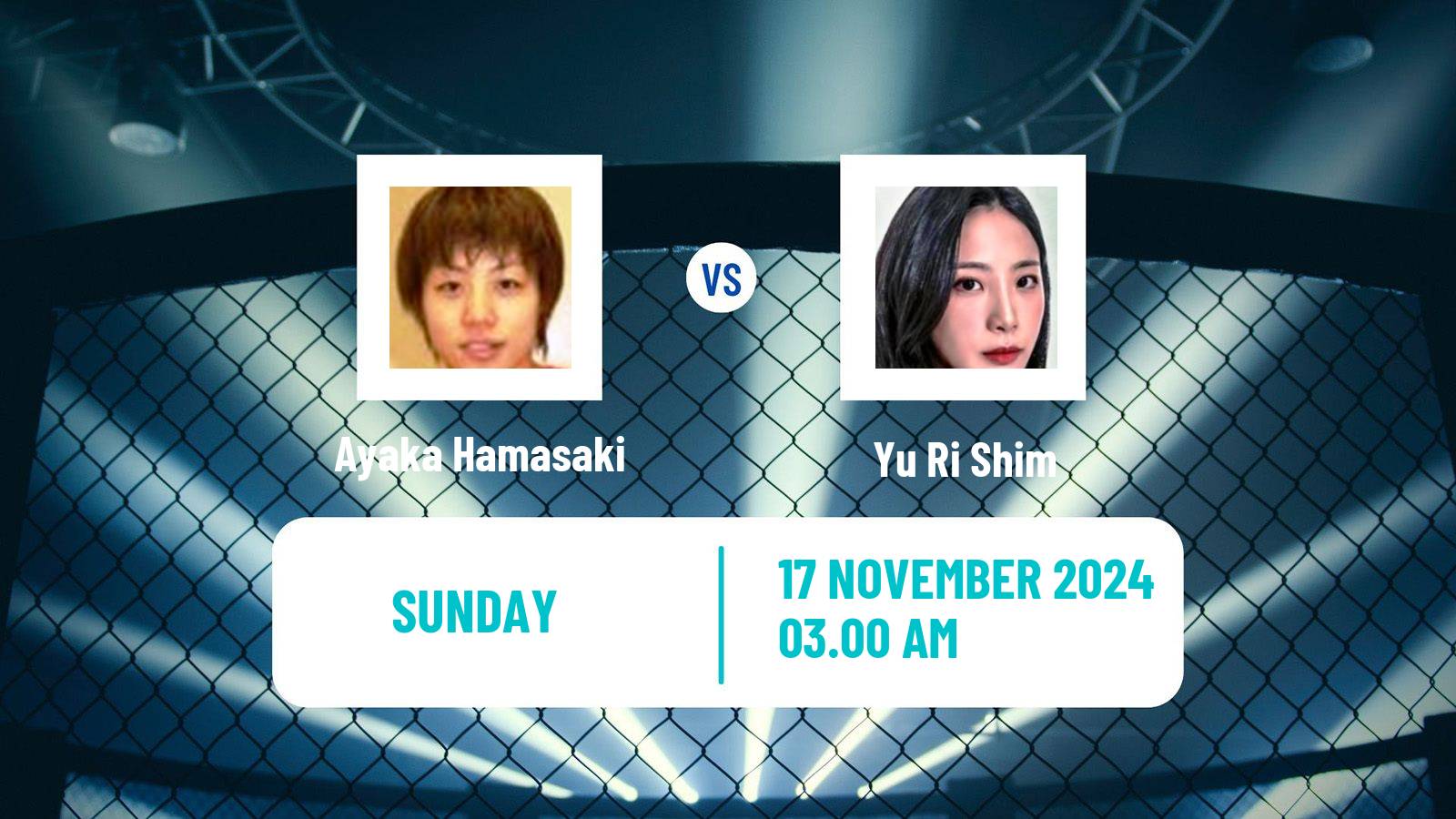 MMA Catchweight Rizin Women Ayaka Hamasaki - Yu Ri Shim