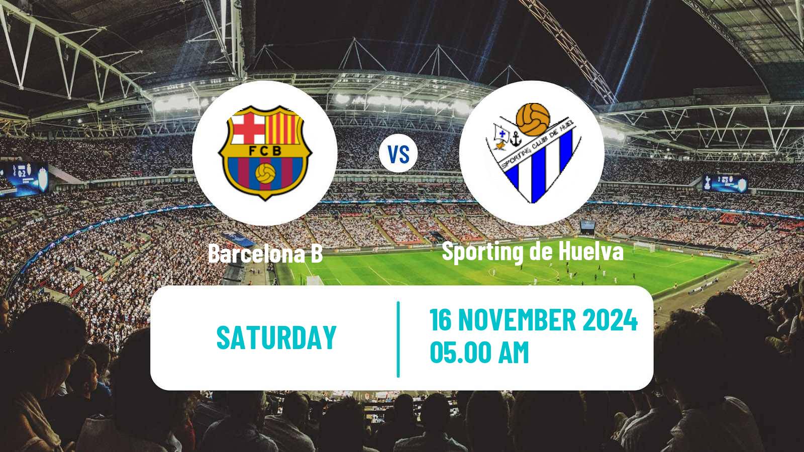 Soccer Spanish Primera Federacion Women Barcelona B - Sporting de Huelva