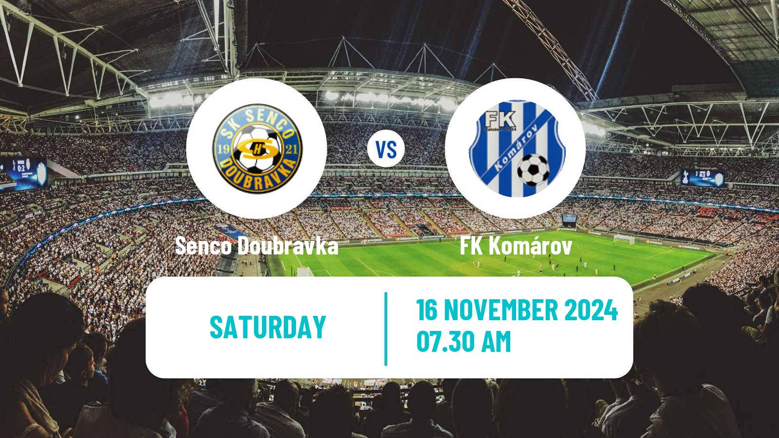 Soccer Czech Division A Senco Doubravka - Komárov