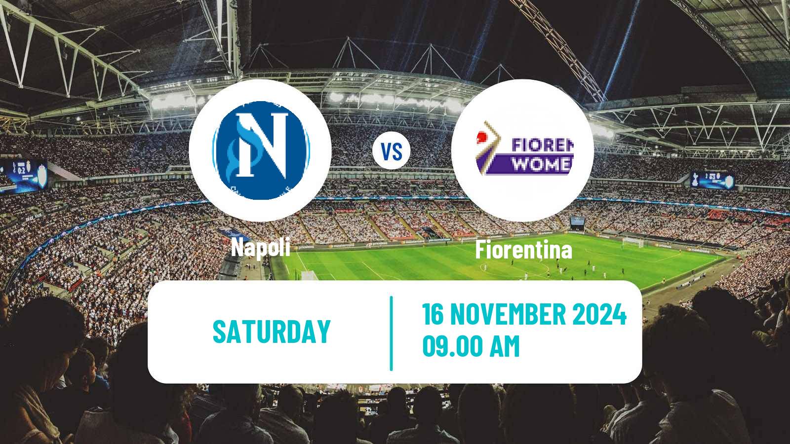 Soccer Italian Serie A Women Napoli - Fiorentina