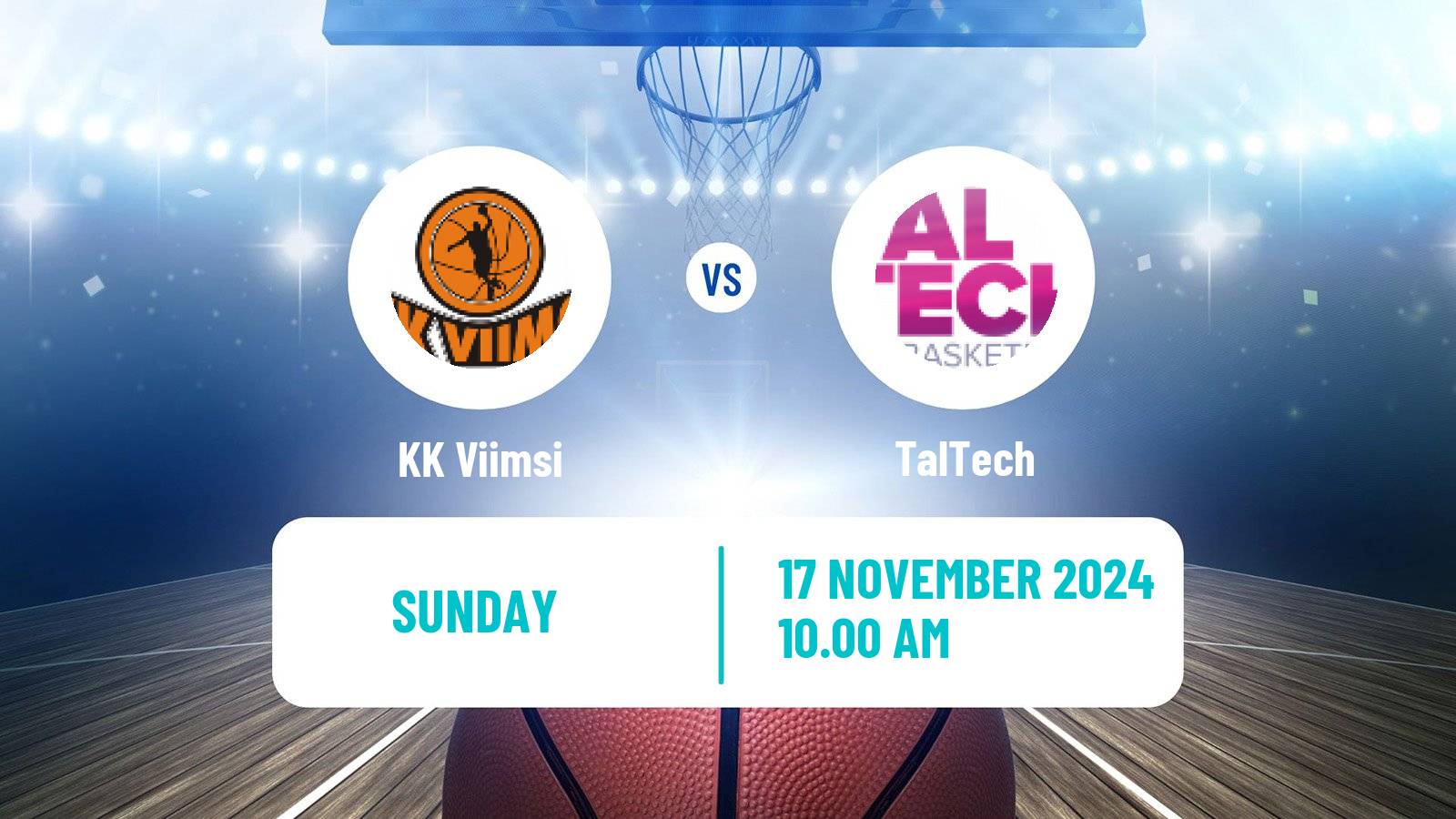 Basketball Estonian–Latvian Basketball League Viimsi - TalTech