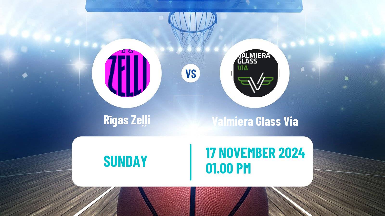 Basketball Estonian–Latvian Basketball League Rīgas Zeļļi - Valmiera Glass Via