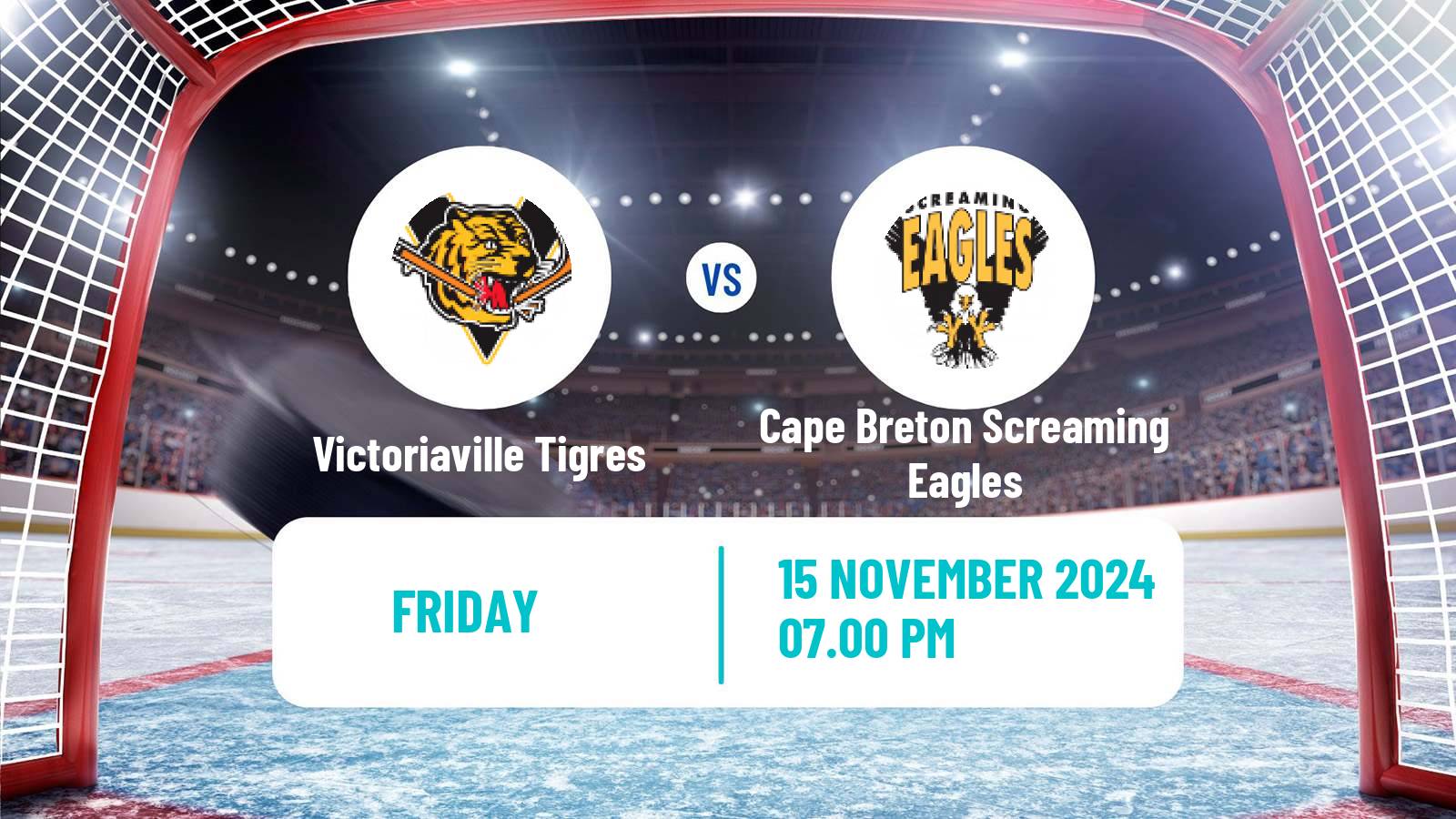 Hockey QMJHL Victoriaville Tigres - Cape Breton Screaming Eagles