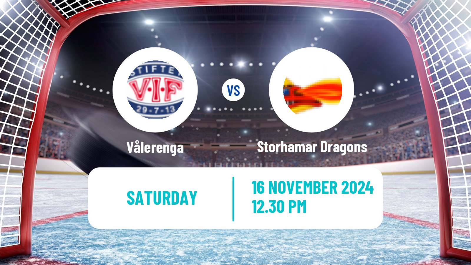 Hockey Norwegian Ligaen Hockey Vålerenga - Storhamar Dragons